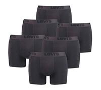 Levi's 6-Pack Men Premium Boxer Brief Boxershorts Men's Underpants Pant Underwear, Color:Black, konfektionsgröße:M