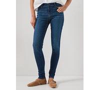Levi's 710 Mid-rise Super Skinny Jeans, Blue, Size 26, Inside Leg 32, Women Blue