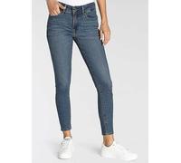 Levi's 711 Double Button Skinny Fit Jeans Denim
