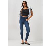 Levi's 720 High-Rise Super Skinny Jeans, Blue, Size 30, Inside Leg 30, Women Blue