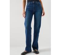 Levi's 723 High Rise Straight Fit Jeans, Blue, Size 28, Inside Leg 32, Women Blue