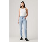 Levi's Women's Tailored 724 Straight Jeans Tall Glass of Water Blue 25 30