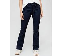 Levi's 725 High-rise Bootcut Jeans, Blue, Size 29, Inside Leg 32, Women Blue