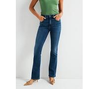Levi's 725 High-rise Bootcut Jeans - Blue Wave Dark, Blue, Size 31, Inside Leg 32, Women Blue