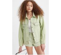 Levi's Womens Levis 90's Trucker Jacket in Green Cotton - Size 6 UK