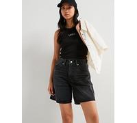 Levi's 94 Baggy Shorts, Black, Size 28, Women Black