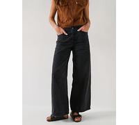 Levi's 94 Baggy Wide Leg Jeans - Over Exposure - Black, Black, Size 30, Inside Leg 31, Women Black