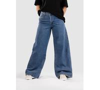 Levi's 94 Baggy Wide Leg Jeans - Take Chances - Blue, Blue, Size 29, Inside Leg 31, Women Blue