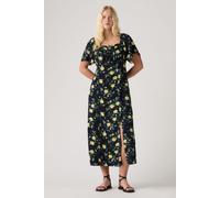 Levi´s ® Amara Column Flutter Short Sleeve Midi Dress Black XS Woman
