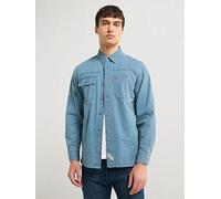 Levi's Men's Auburn Worker Shirt Kapri Indigo Stripe Blue XL