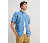 Levi's Men's Short-Sleeved Authentic Button Shirt, Eli Medium Blue Wash, XL