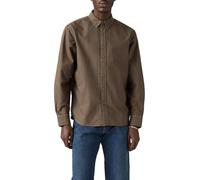Levi's Authentic Button Down Khaki Green Garmen, Khaki Green Garment, XXL