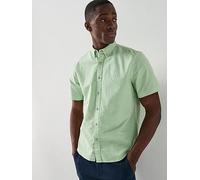Levi's Authentic Button Down Short Sleeve Shirt, Light Green, Size Xl, Men Light Green