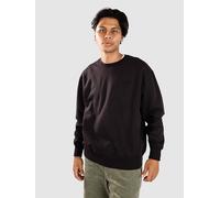 Levi's Men's Authentic Crew Sweatshirt, Black Agate Garment, XL