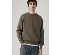 Levi's Men's Authentic Crewneck Sweatshirt Garment Dye H225 Maitake Brown Brown M