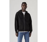 Levi's Men's Authentic Full Zip Sweatshirt, Black Agate Garment Dye F Black Agate, S