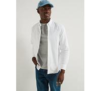 Levi's Authentic Long Sleeve Button Down Shirt, White, Size S, Men White