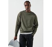 Levi's Authentic Relaxed Fit Crew Neck Sweatshirt, Green, Size L, Men Green