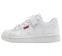 Levi's Avenue Top Velcro-Elastic Lace Sneaker, Brilliant White, 10 UK Child