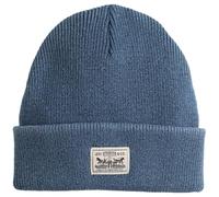 Levi's Backpatch Beanie Knitted Hats for Men, Colour Dusky Indigo, One Size, Dusky Indigo, One Size