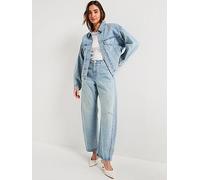 Levi's Baggy Dad Barrel Jeans - Dazzle Me, Navy, Size 26, Inside Leg 30, Women Navy