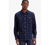 Levi's Barstow Western Standard Flannel Shirt Dark Indigo
