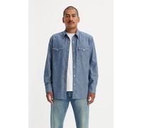 Levi's Barstow Western Standard Grant Mid Blue size XS | Casual Shirts Outlet | Men | Blue XS