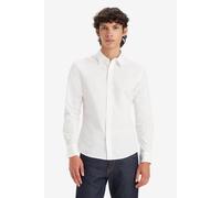 Levi's Men's Long-Sleeved Battery Housemark Slim Shirt, Bright White, XXL