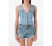 Levi's Bella V-neck denim corset - Blue M