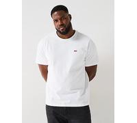 Levi's Men's Big & Tall Original Housemark Tee T-Shirt, White +, 3XL