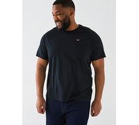 Levi's Men's Big & Tall Original Housemark Tee T-Shirt, Mineral Black, 4XL