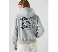Levi's Blue Jean Baby Everyday Hoodie 2.0, Grey, Size M, Women Grey