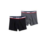 Levi's Kids Boys Sportswear Logo 2pk 9l0130 Boxer Briefs, Black, S UK