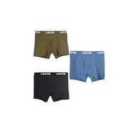 Levi's Boys 3 Pack Boxer Brief - Black, Black, Size Age: 8-10 Years=S Black
