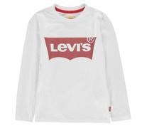 Levis Boys Batwing Logo Long-Sleeved T-Shirt - White - 10 Years - White - 100% Mixed