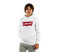 Levi's Boy's Lvb Batwing Screenprint Hoodie 9e8778 Sweatshirt, White, 10 Years