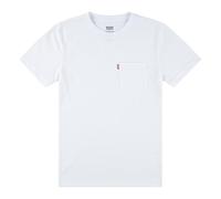 LEVI'S Boy's Sunset Pocket Tee KT-Knit TOP, Bright White, 2-8 Years