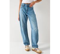 Levi's Cinch Barrel Fit Jeans, Blue, Size 30, Inside Leg 31, Women Blue