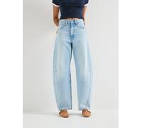 Levi's Cinch Barrel Fit Jeans, Blue, Size 31, Inside Leg 31, Women Blue