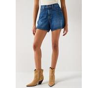 Levi's Cinch Mid-Thigh Shorts, Blue, Size 26, Women Blue