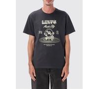 Levi's Crew-Neck T-Shirt with Graphic Print and Front Logo - Size: L - male