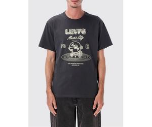 Levi's Crew-Neck T-Shirt with Graphic Print and Front Logo - Size: XL - male