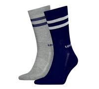 Levi's Crew Socks, Navy/Grey, 43/46