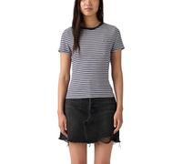 Levi's Damen Essential Hm Ss Tee T-Shirt, Mila Stripe Peacoat, L