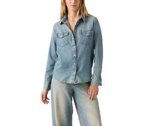 Levi's Damen Iconic Hemd mit Button-Down-Kragen, Bite Back Western, Small