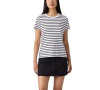 Levi's Damen Perfect Tee T-Shirt, Emily Stripe Bright, L