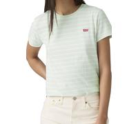 Levi's Damen Perfect Tee T-Shirt, Emily Stripe Pale Bl, M
