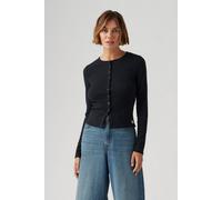 Levi's Women's Dry Goods Pointelle Long Sleeve Tee Anthracite Night Black XS