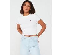 Levi's Essential Sporty T-shirt, White, Size L, Women White