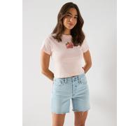Levi's Essential Sporty T-Shirt with Strawberry Logo, Pink, Size Xs, Women Pink